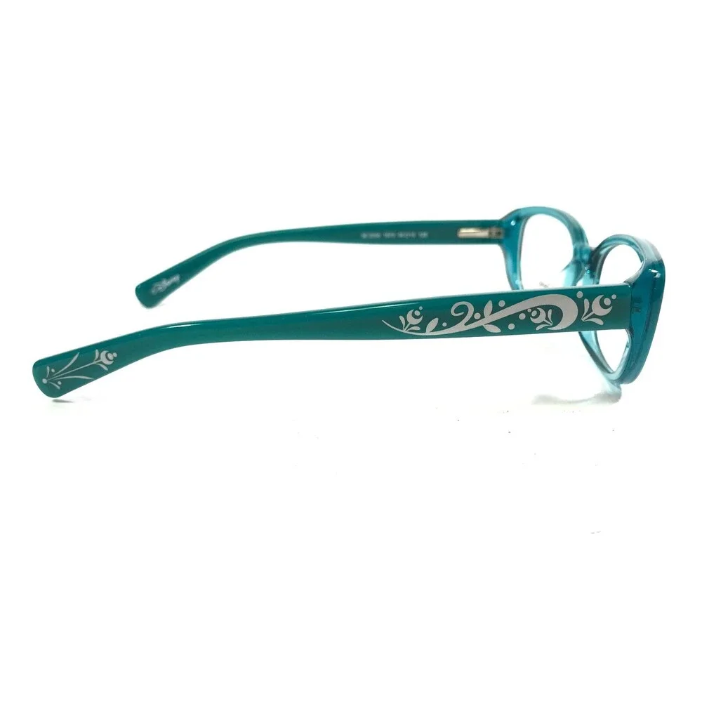 Disney Kids Eyeglasses Frames 3E 2006 1573 Clear Blue Cat Eye Frozen 46-15-125 - Picture 4 of 12